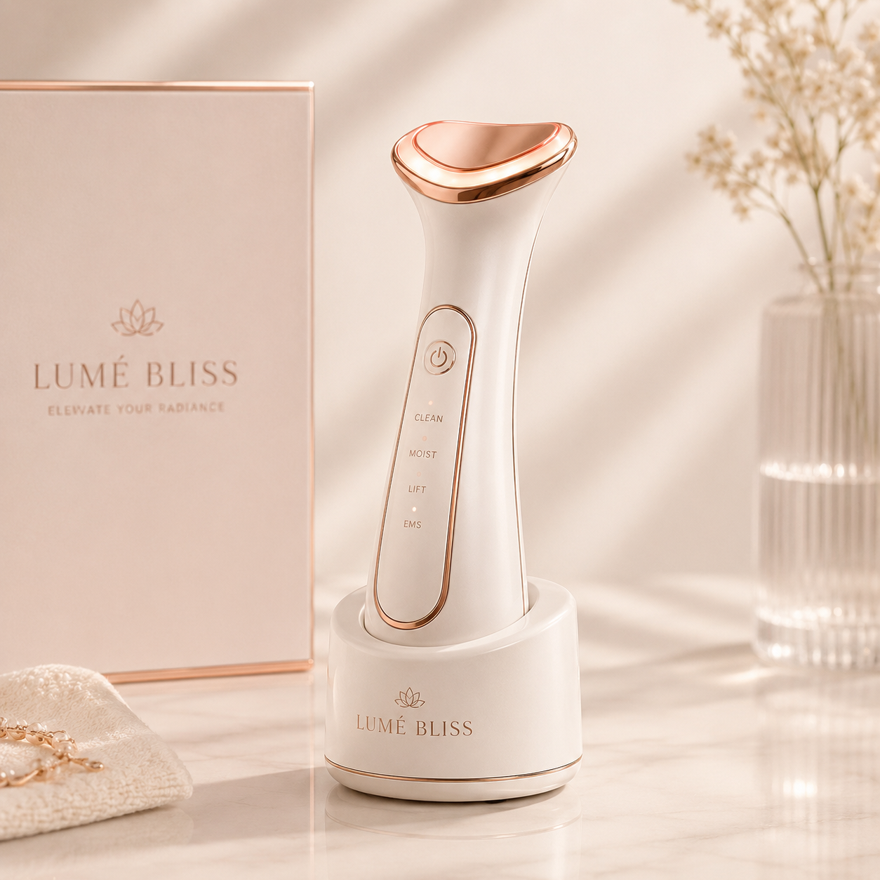 GlowCleanse Wand | Ultrasonic Facial Cleansing Device